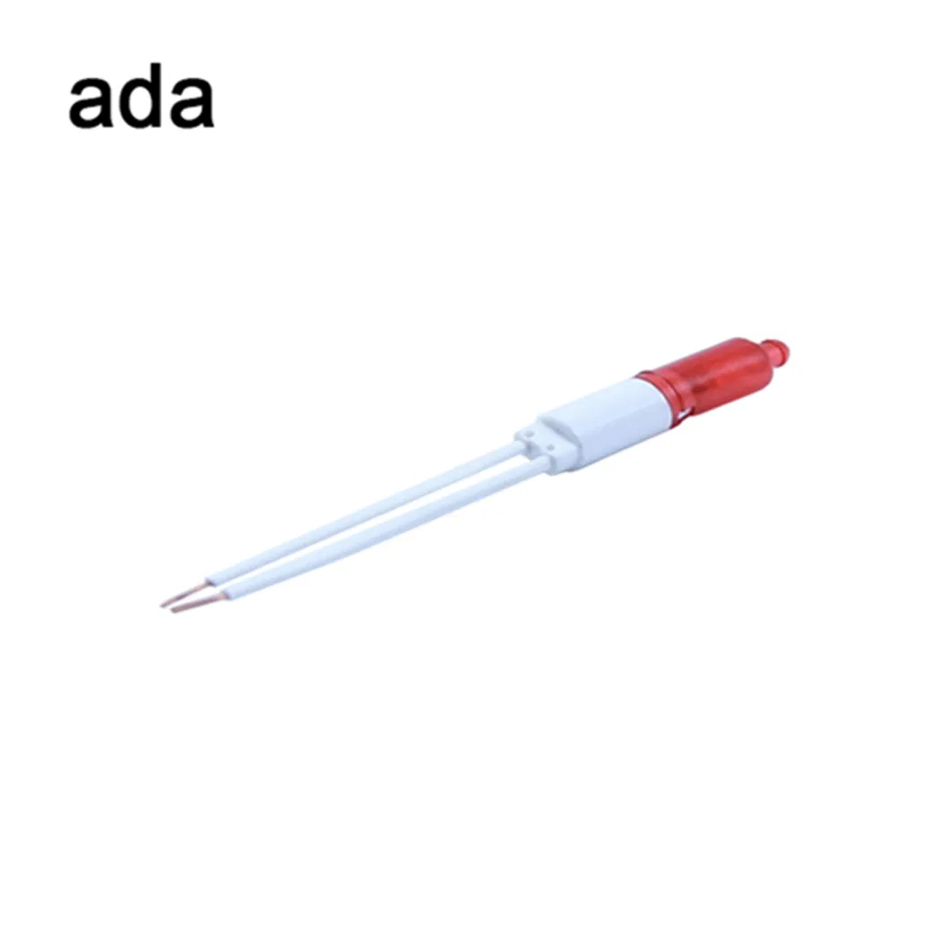 Rot-Linsen-LED-Pilotlicht 2,2mA 110V Neon-Indikatorlicht 0