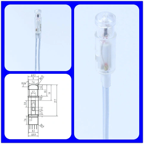 Durchsichtige Kabelanzeigelampe A-01 Neonstromanzeige für Paneele 0